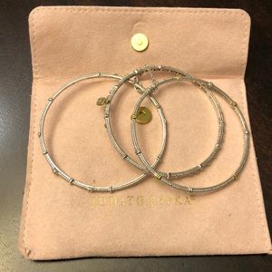 JUDITH RIPKA SET OF 3 BANGLE BRACELET